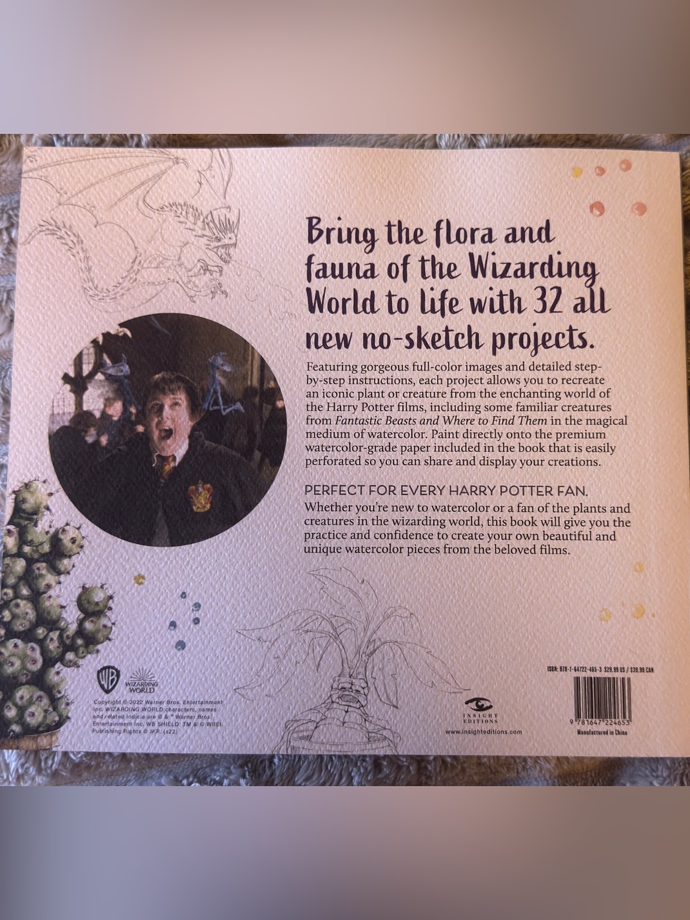 Warner Bros. Harry Potter Watercolor Magic Book - Picture 3 of 7